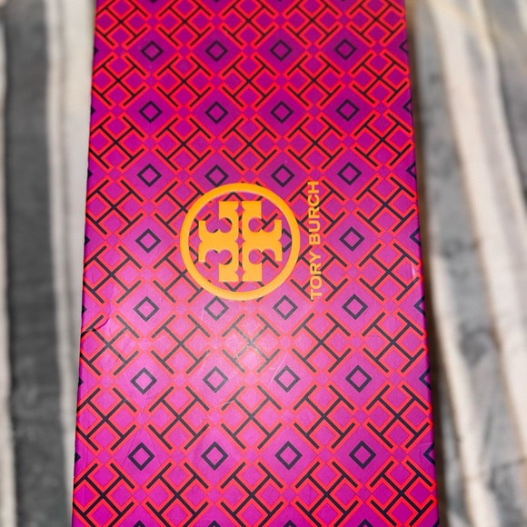 Tory Burch-Miller Sandals in Cream/White w/Colorful Embellishments-Size 10 - Picture 8 of 9